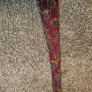 Aquascutum London Red Floral Tie